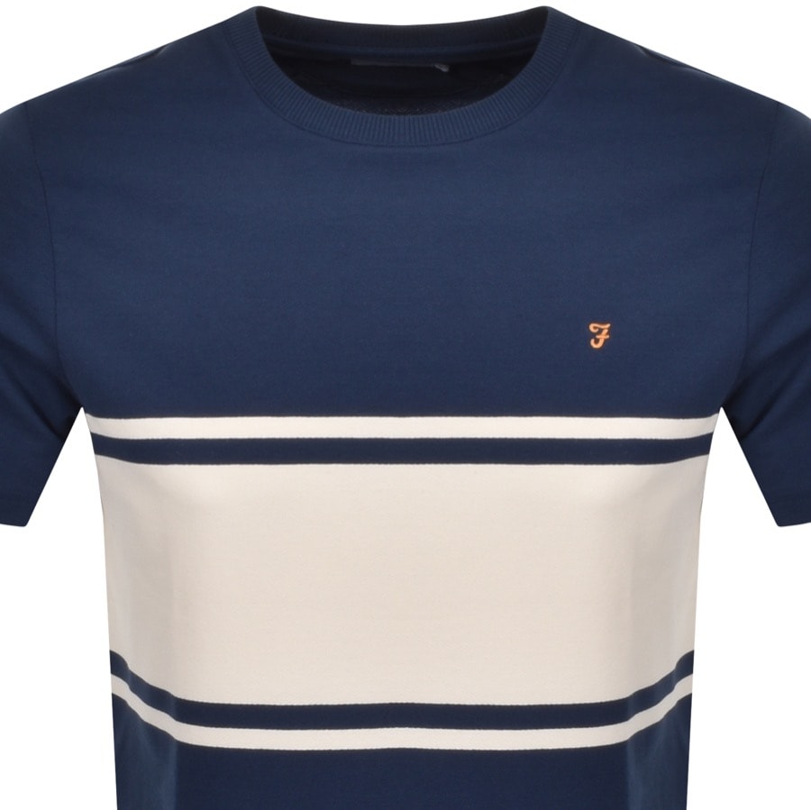 Alternative Image for ProductFarah Vintage Short Sleeve Belair T Shirt Navy2